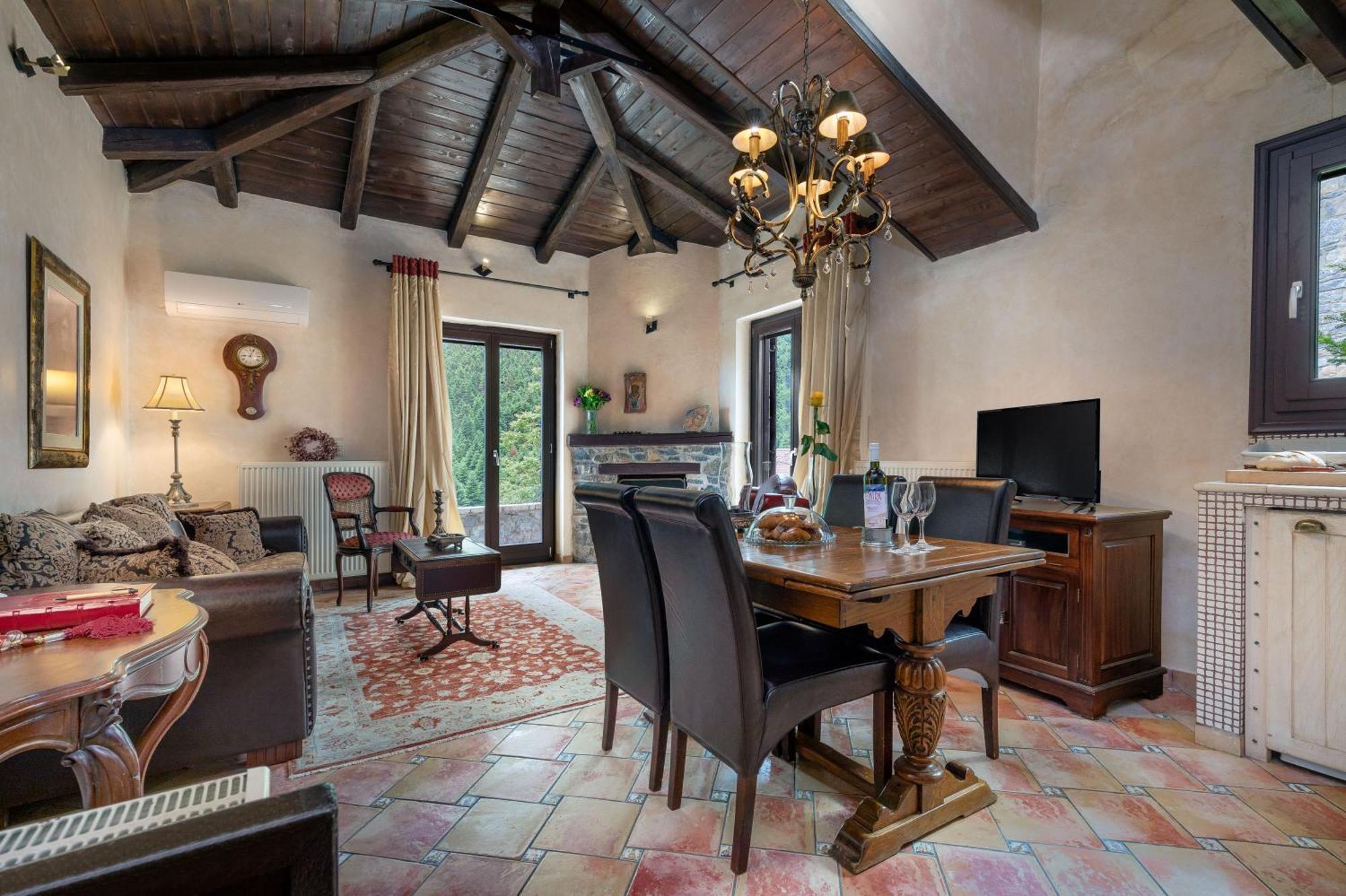 Ostra Menalon Luxury Suites Kardharás Quarto foto